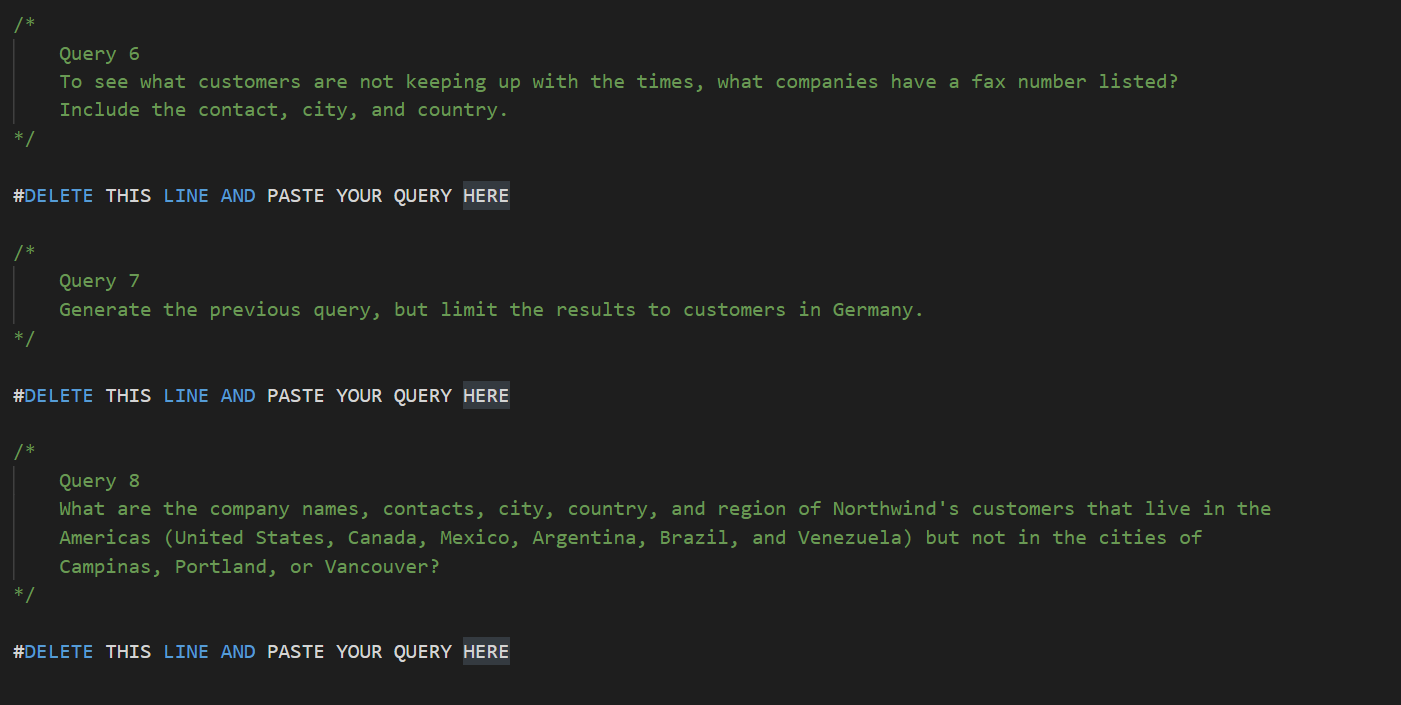 Query 6 To See What Customers Are Not Keeping Up With The Times What Companies Have A Fax Number Listed Include The Co 1