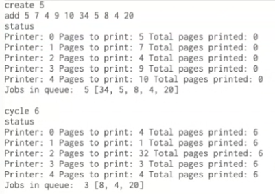 In Python Create A Printer Class Use Methods Found In Template Below Expected Output Should Allow The User To Type Nu 2