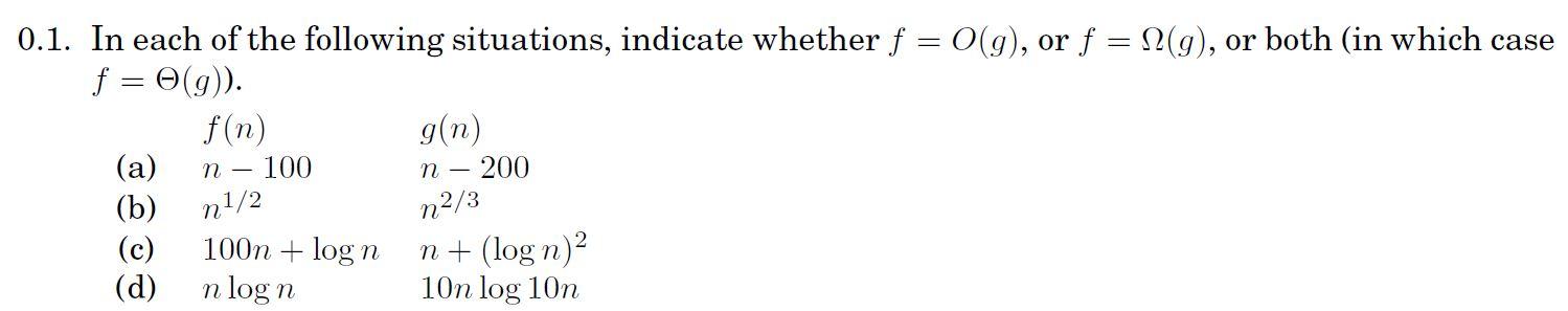 Computer Science Algorithm Question Using Math 1