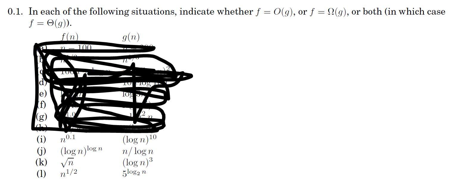 0 1 In Each Of The Following Situations Indicate Whether F O G Or F N 9 Or Both In Which Case F O G F 1