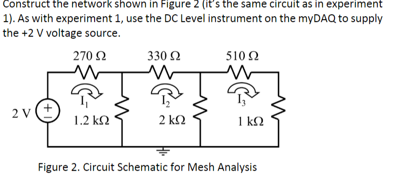 Using The Nominal Resistor Values In The Circuit Diagram Use Mesh Analysis To Solve For Mesh Currents I1 I2 And I3 In 1