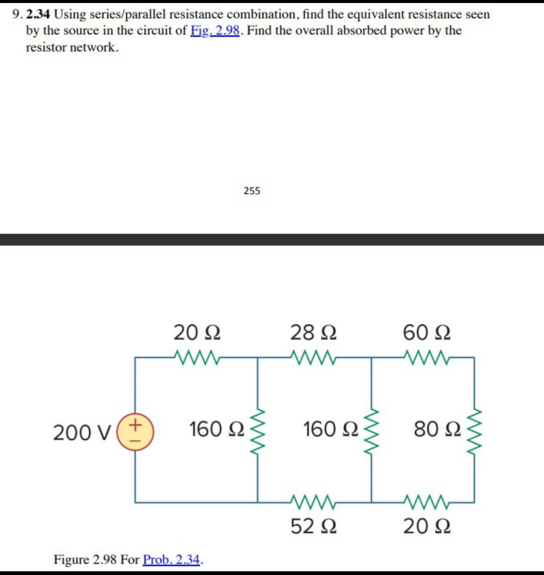 5 Problem 2 34 P 69 Also Find The Voltage Across The 80 A Resistor With Reference On The Bottom Call This V By 2