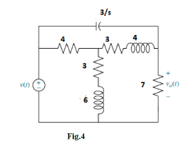 Find The Transfer Function Vo S V T For Each Network Shown In Figure 4 1