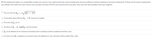 Of The Statements Below An Unspecited Number Are Correct You Need To Pick The Correct Statements But You Will Lose Ma 1