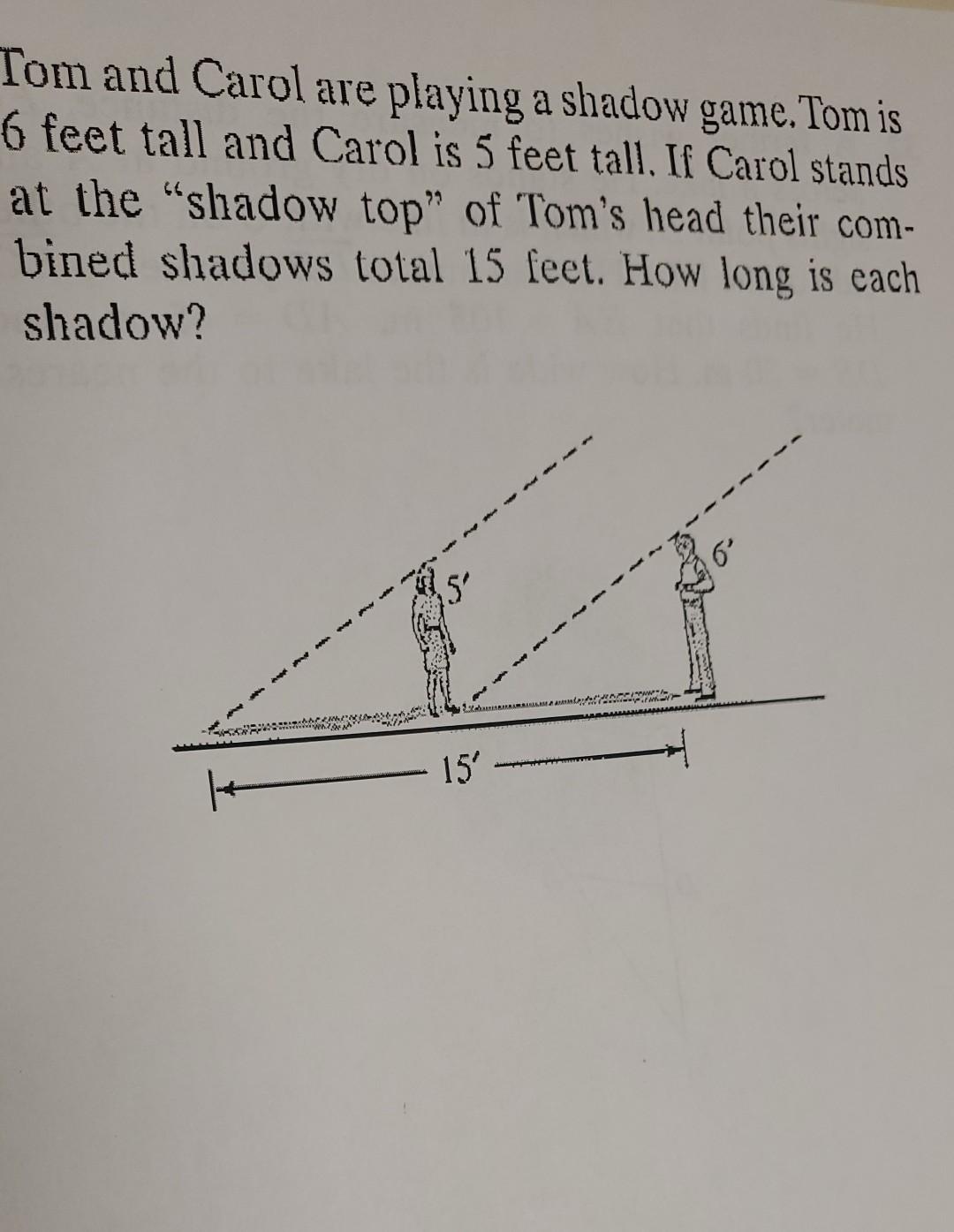 At A Particular Time A Tree Casts A Shadow 29 M Long On Horizontal Ground At The Same Time A Vertical Pole 3 M High C 3