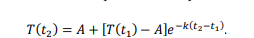 A Forensic Method For Estimating The Time Of Death Of A Body Is Based On The Law Of Newton Of Cooling Given By The Gove 2