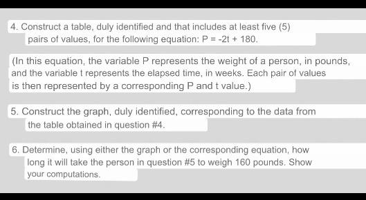 5 Construct The Graph Duly Identified Corresponding To The Data From The Table Obtained In Question 4 6 Determine 1