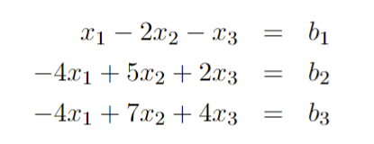 B1 X1 2 X2 X3 4x1 5x2 2x3 4x1 7x2 4x3 B2 B3 1