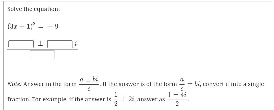 3x 1 2 9 Answer Has To Be I 1