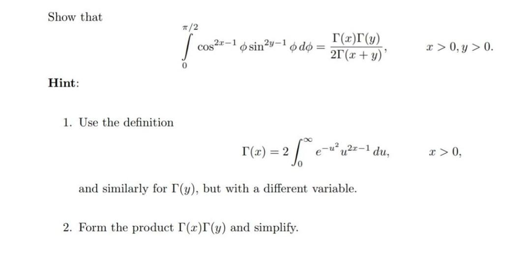 Ordinary Differential Equations The Gamma Function I Need The Solution With The Detailed Steps For The Attached Questio 1