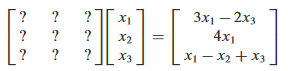 Fill In The Missing Entries Of The Matrix Assuming That The Equation Holds For All Values Of The Variables 1