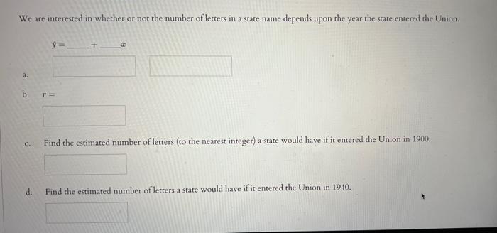 State Letters In Name Year Entered The Union Rank For Entering The Union Area Square Miles Alabama 7 1819 22 52 423 C 2