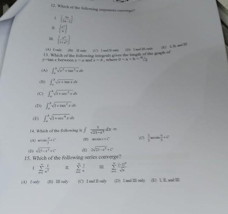 12 Which Of The Following Sequences Conv 13 Which Of The Following 