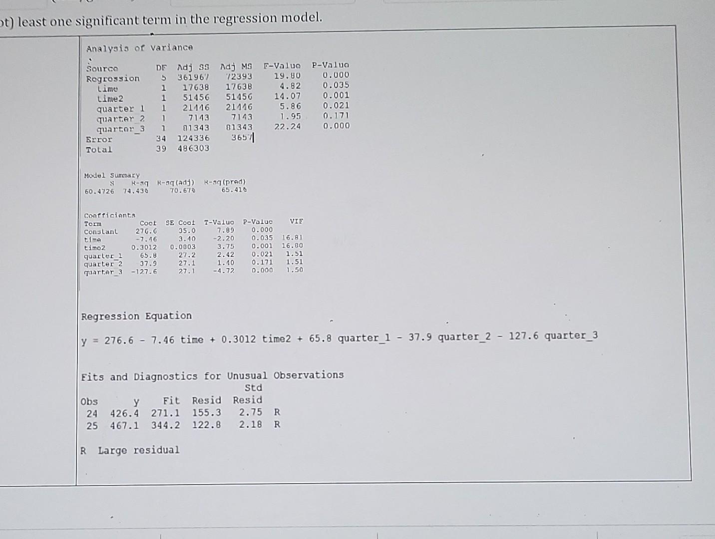 Question 6 14 Points Save Answer Data Are Quarterly Energy Bills For A School System The Energy Bills Are Combined Gas 2