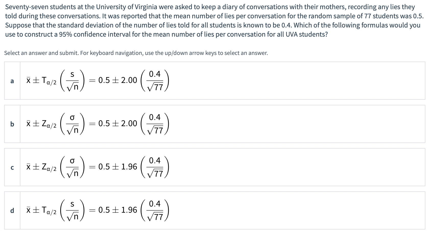 Seventy Seven Students At The University Of Virginia Were Asked To Keep A Diary Of Conversations With Their Mothers Rec 1