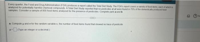 Every Quarter The Food And Drug Administration Fda Produces A Report Cated The Total Diet Study The Fda S Report Cove 1
