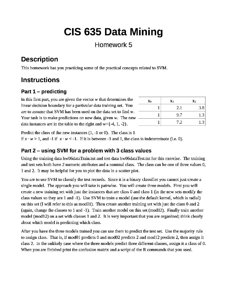 I Am Working On Part 2 And I Believe I Have Things Built Correctly In R But Can T Figure Out How To Compare The Predicti 1