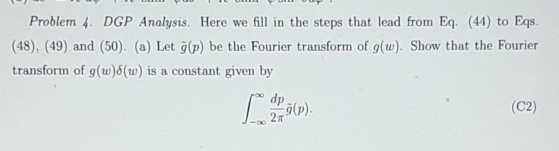 B The Wave Equation In The Dgp Model A Scalar Field That Propagates In The Bulk Is Taken To Satisfy The Wave Equation 3