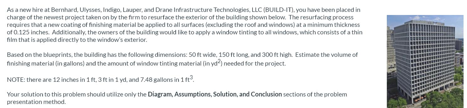 As A New Hire At Bernhard Ulysses Indigo Lauper And Drane Infrastructure Technologies Llc Build It You Have Been 1