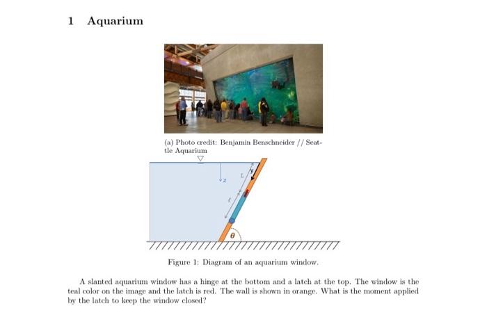 1 Aquarium A Photo Credit Benjamin Benschneider Seat Tle Aquarium Figure 1 Diagram Of An Aquarium Window A Slan 1