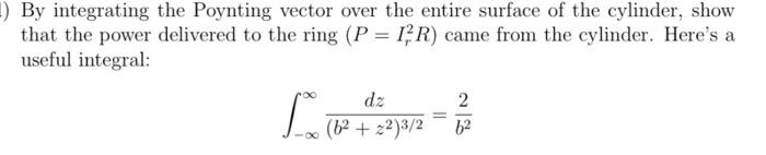 An Infinite Cylinder Of Radius A Carries A Surface Current That Increases With Time K At 0 Where A Is A Positive Con 2