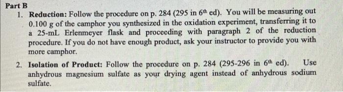 Procedure Draw The Reagent Table In Your Notebook Prior To Coming To Lab Leave The Values In The Reagent Table Blank 2