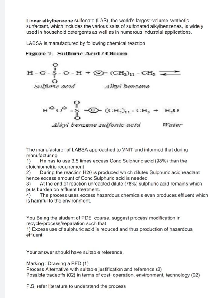 Linear Alkylbenzene Sulfonate Las The World S Largest Volume Synthetic Surfactant Which Includes The Various Salts O 1