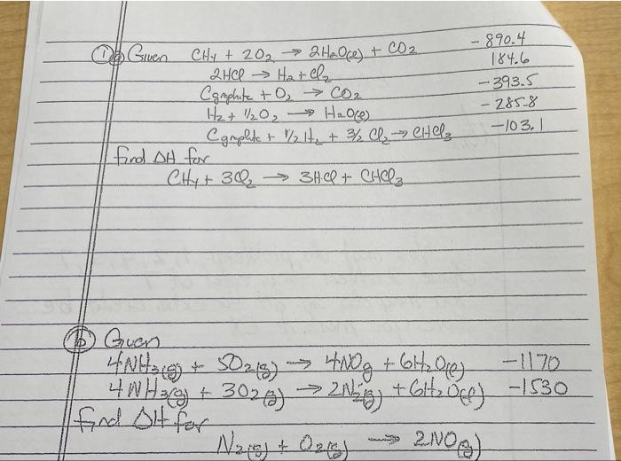Given Chy 20 2h2oce Co2 2hcl Hatele Cgraphite Co H2 0 H Oce Cgraphite Hz Cl Chel 2 Cl 1
