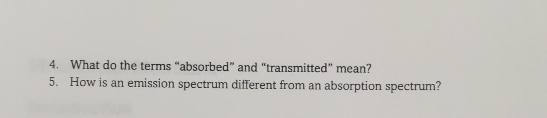 Pre Lab Questions Respond On A Separate Sheet Of Paper 1 For The Hydrogen Atom Why Isn T Light Produced By The N 3 2