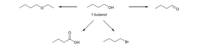 Show Reagents To Form The Compounds Shown Below From 1 Butanol 1