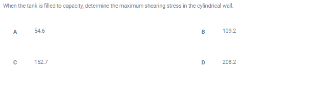 An Unpressurized Cylindrical Storage Tank Has A 5 Mm Wall Thickness And Is Made Of Steel Having A 414mpa Ultimate Streng 3