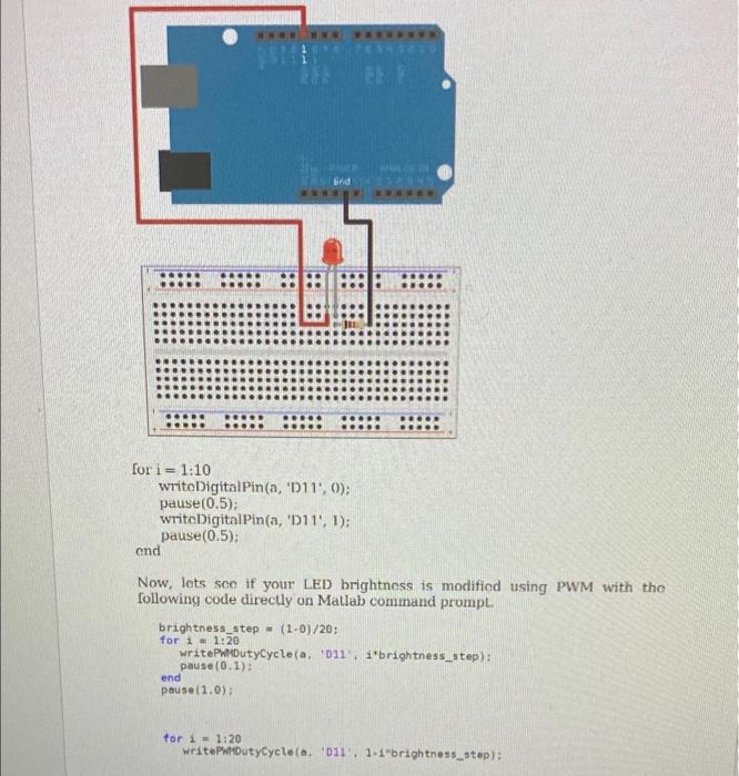 Exercise 1 Arduino Interface To Matlab This Example Illustrates Connection Of Matlab Software To Arduino Uno Board It 3