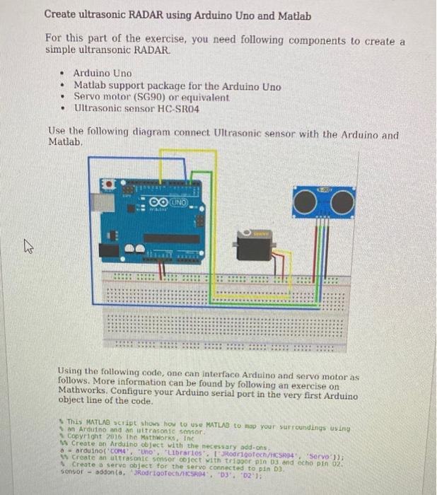 Exercise 1 Arduino Interface To Matlab This Example Illustrates Connection Of Matlab Software To Arduino Uno Board It 5
