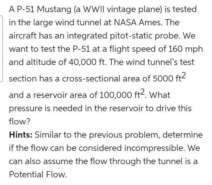 A P 51 Mustang A Wwii Vintage Plane Is Tested In The Large Wind Tunnel At Nasa Ames The Aircraft Has An Integrated Pi 1