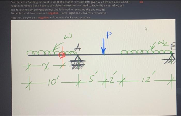 Calculate Deciding Moment At Distance Even 4 00 11 12 50 11 W 2 50 K Note You Need To Calculate The Reactions First 7