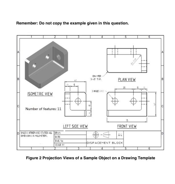 Question 2 Cad Drawing 50 Clo2 Demonstrate The Use Of Cad Cam Tools In Creating 2d And 3d Models P3 Plo2 Select 2