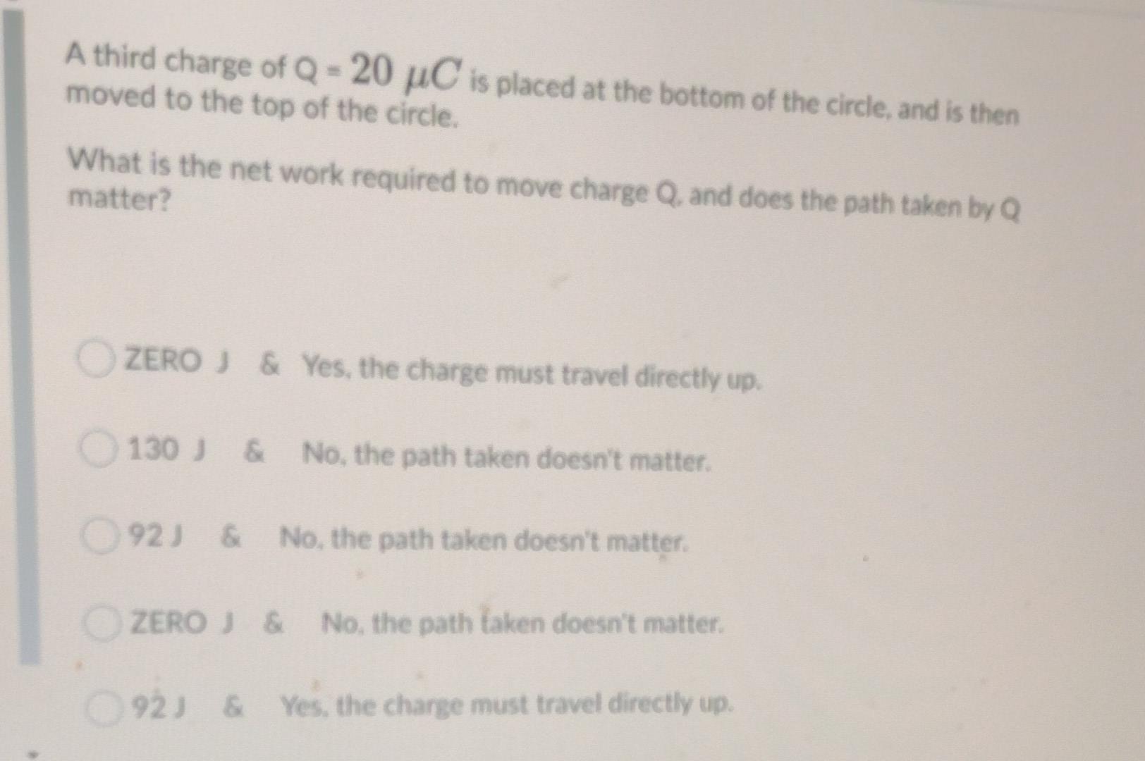 Two Non Conducting Spheres Have Equal And Opposite Charges Of Magnitude 360 Uc And Are Place On Opposite Sides Of A Circ 2
