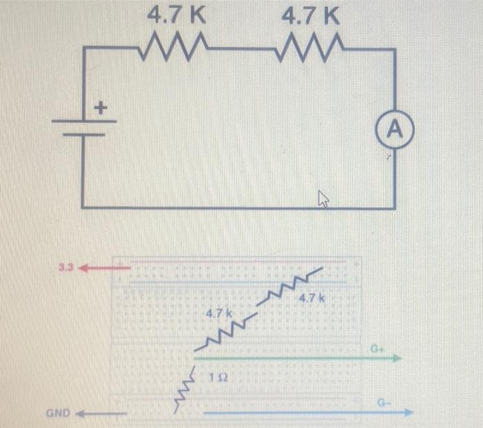4 7 K 4 7 K A 4 7k 4 7 K G 1122 N Gnd Addition Of Two 4 7 K Ohm Resistors In Series 1 Calculate The Equivalent Resist 1