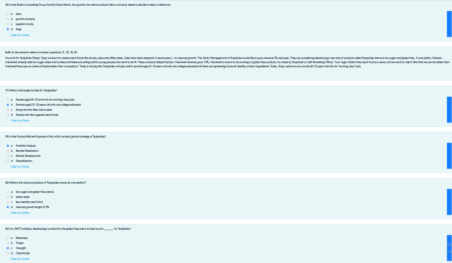 36 In The Boston Consulting Group Growth Stare Matrix Low Growth Low Stare Products That Company Needs To Decide To K 1