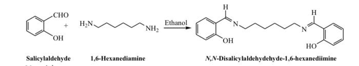 H Cho H N Ethanol Cindy Nh Oh Oh Ho Salicylaldehyde 1 6 Hexanediamine N N Disalicylaldehydehyde 1 6 Hexanediimine If 1