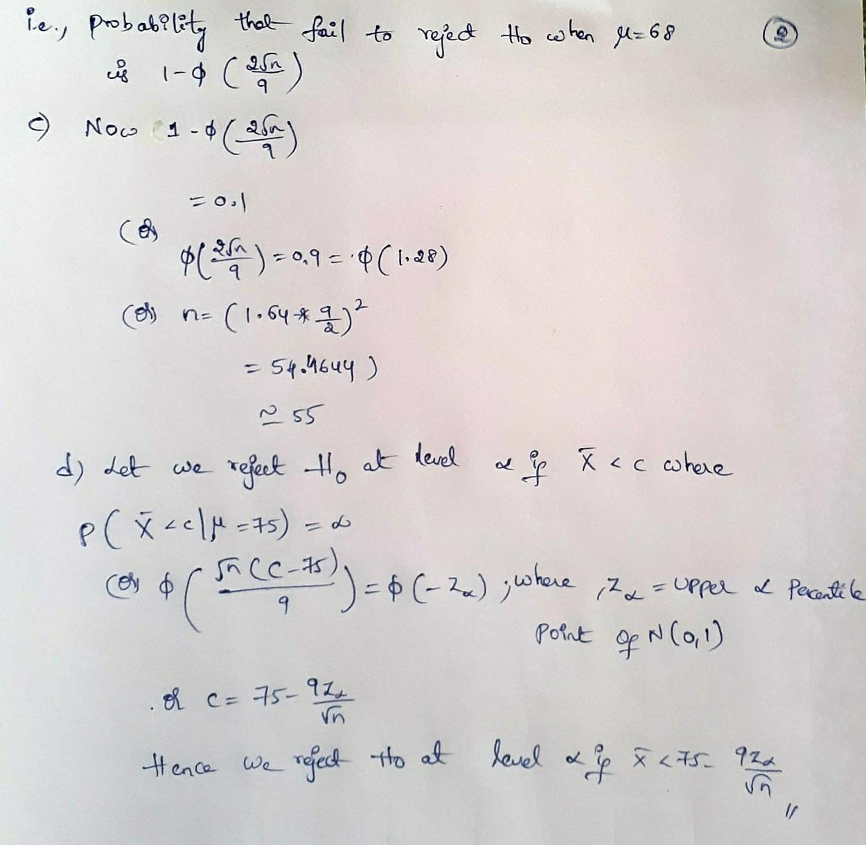 The Drying Times Of A Certain Type Of New Paint Are Known To Follow Normal Distribution 2