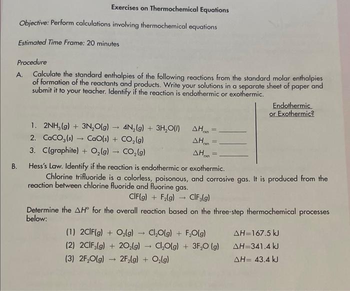 Table 3 2 Ah Of Some Common Substances Substance Substance Aho Kj Mol O Ah Kj Mol 285 8 H O 1 110 5 Nalg 0 Nacl 4