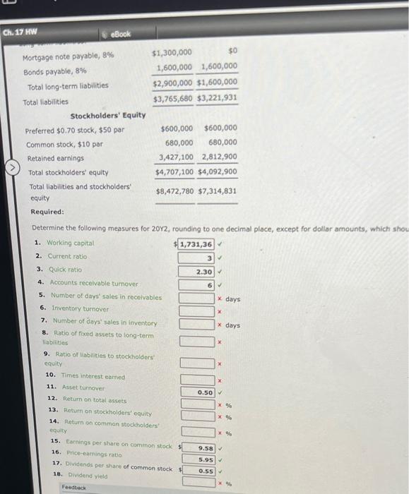 Measures Of Liquidity Solvency And Profitability The Comparative Financial Statements Of Marshall Inc Are As Follows 3