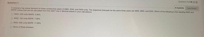 Question 20 If The Maximum Rate Of Production Is 2200 Units Per Hour And The Actual Output O 90 O 1 11 O 57 O None Of 6