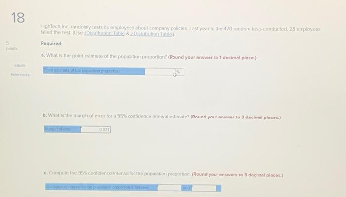 18 Points Hightech Inc Randomly Tests Its Employees About Company Policies Last Year In The 470 Random Rests Conducted 1