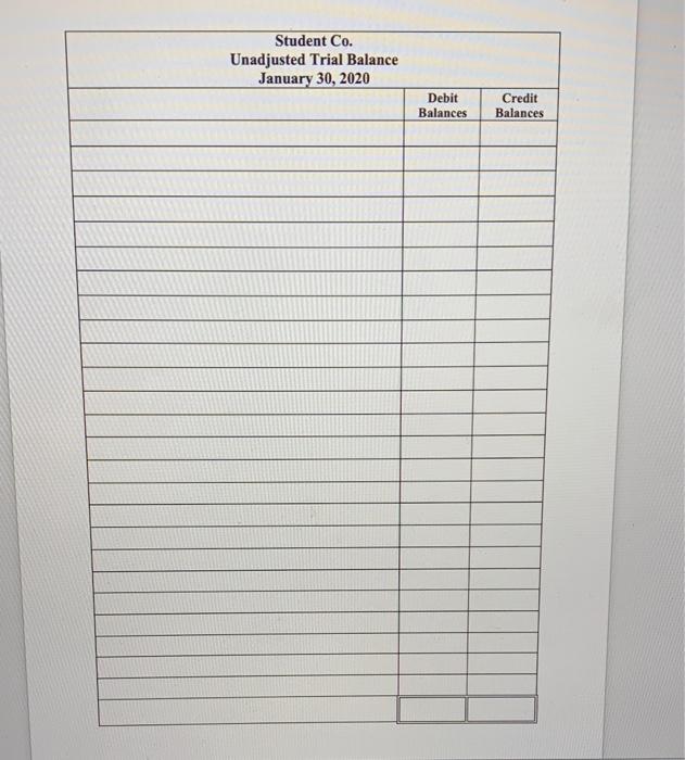 1 Create Journal Entries For The Following Transactions 2 Draw Up A T Account For Each Account Affected By Transactio 4
