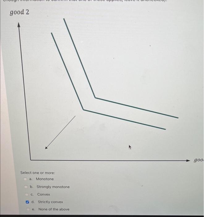 1 Consider The Preferences Represented By The Following Indifference Curves These Preferences Are Check All That Apply 2