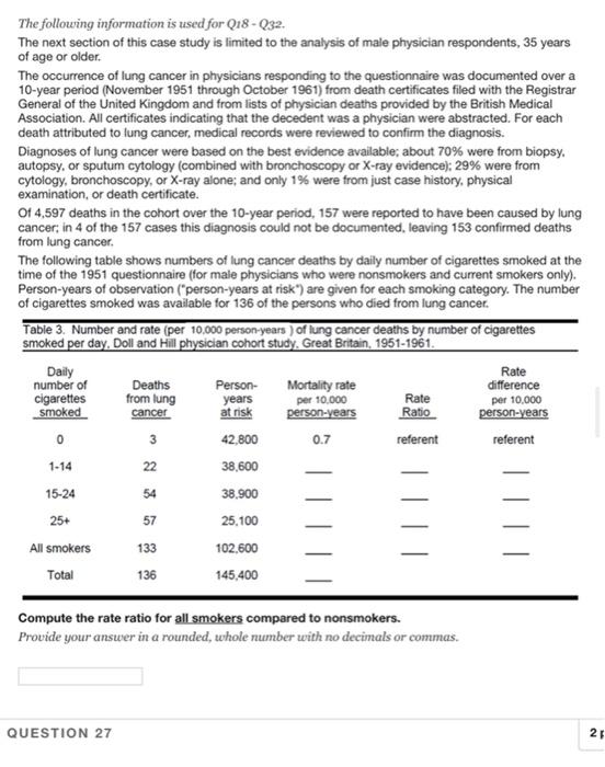 The Following Information Is Used For Q18 032 The Next Section Of This Case Study Is Limited To The Analysis Of Male 1
