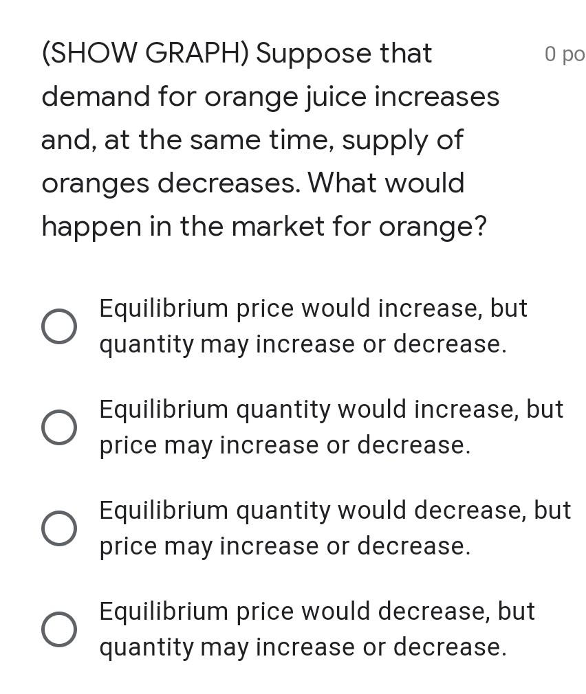 Show Workings Suppose The Demand For A Commodity X Is Represented By The Equation P 10 0 2q And The Supply By Th 5