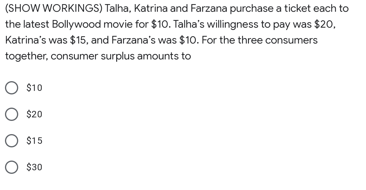 A Show Workings Talha Katrina And Farzana Purchase A Ticket Each To The Latest Bollywood Movie For 10 Talha S Willi 1
